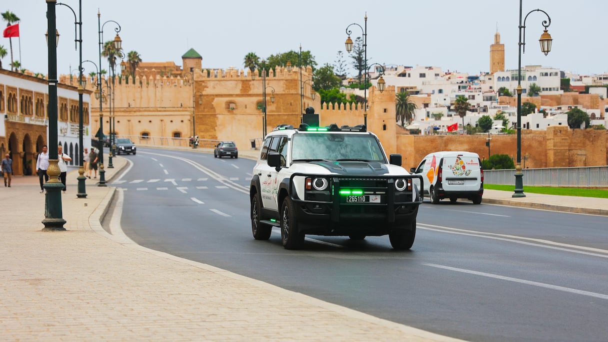 DGSN Amane smart patrol vehicle deployed in Morocco