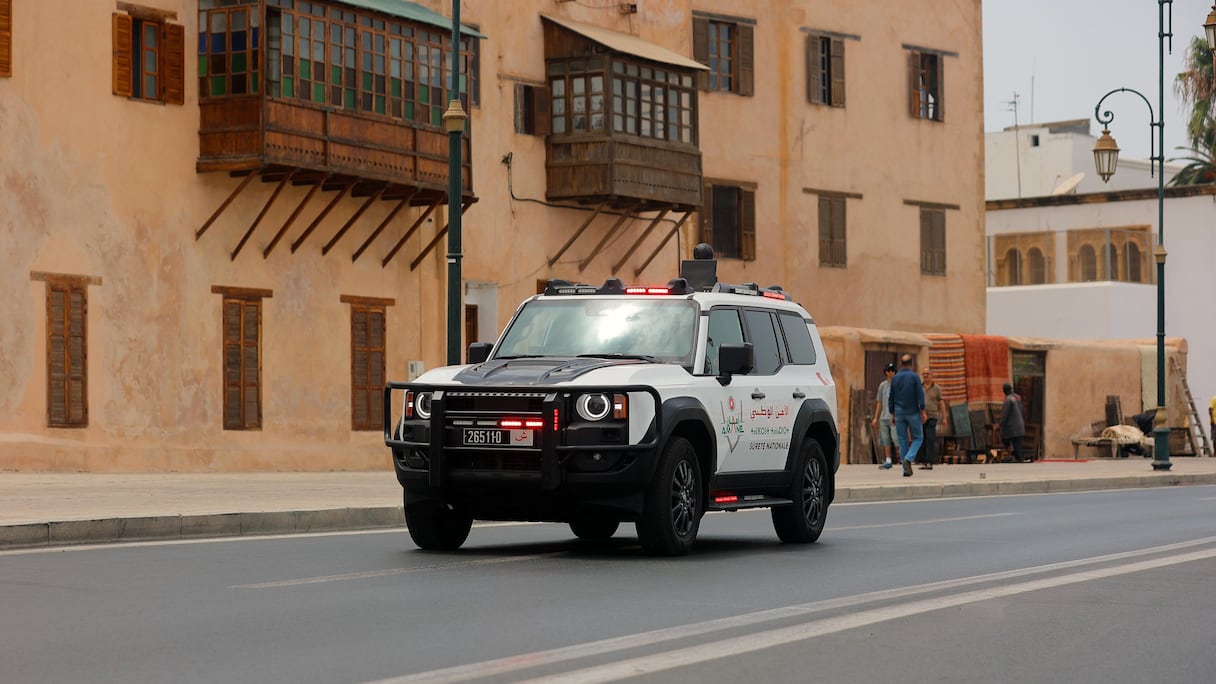 Amane and Madar AI patrol vehicles — designed and built in Morocco by DGSN